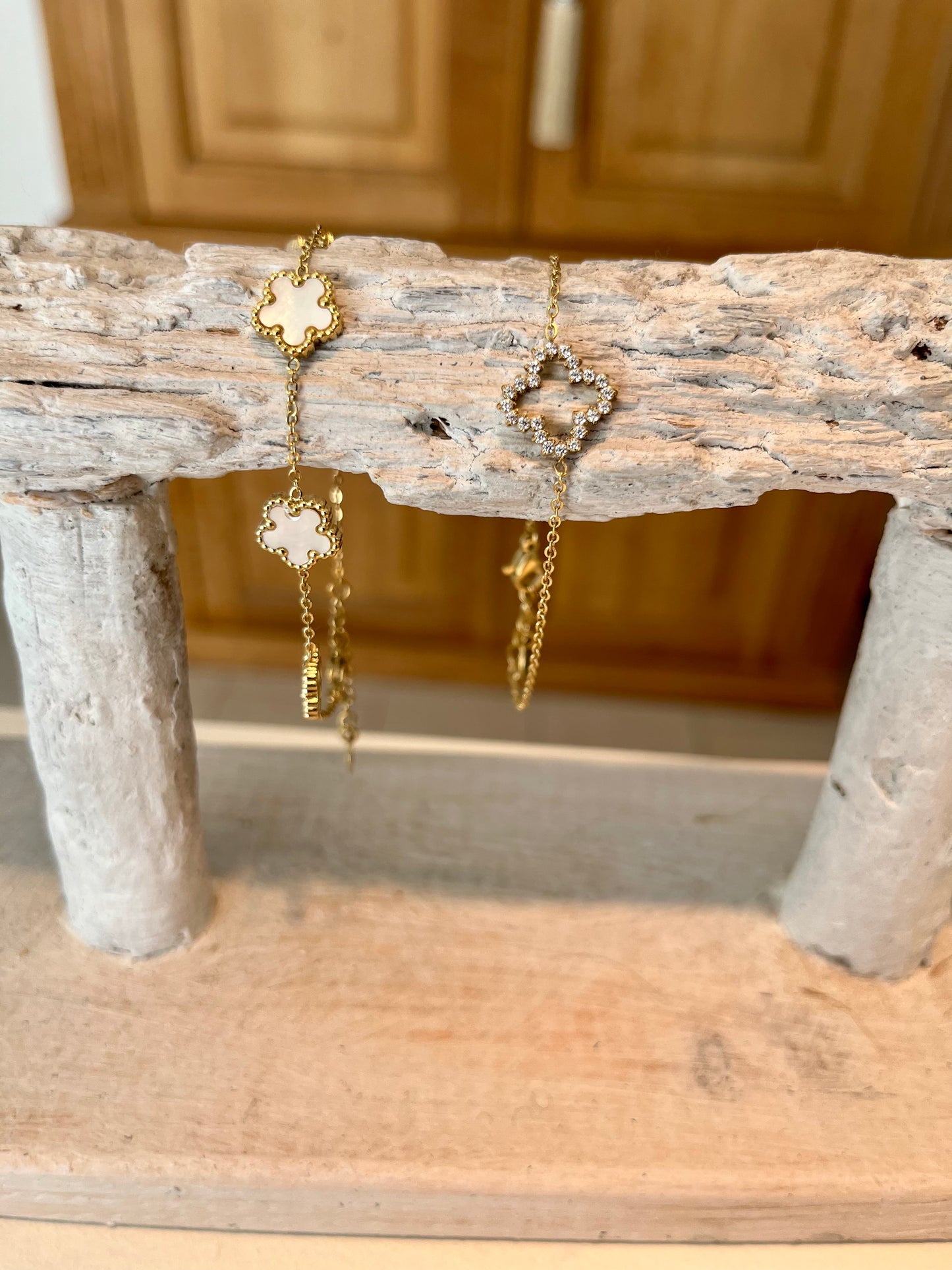 White clover bracelet