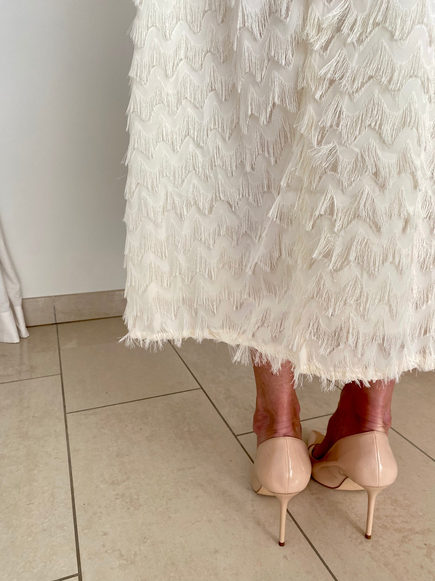 ecru skirt