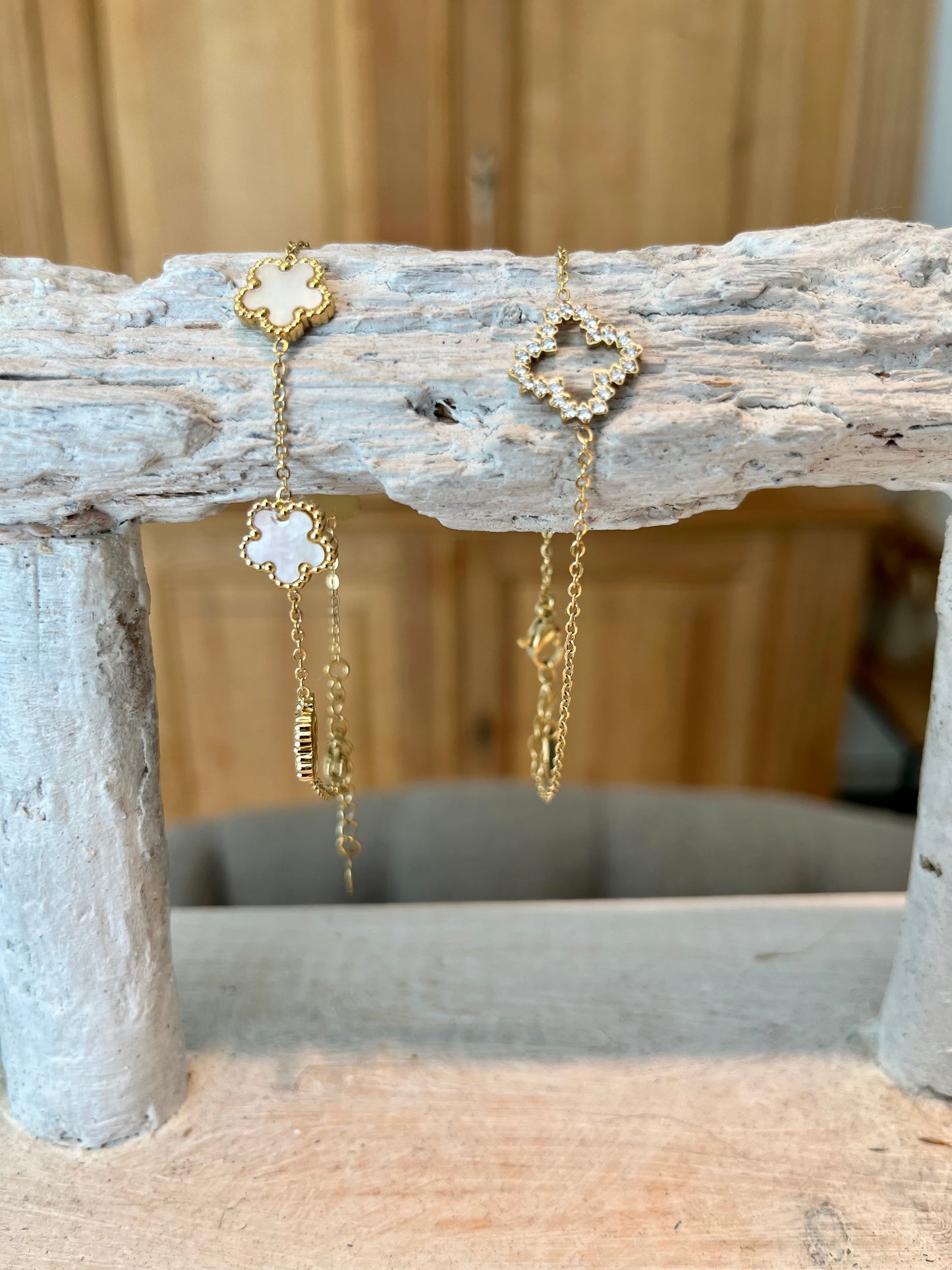 White clover bracelet