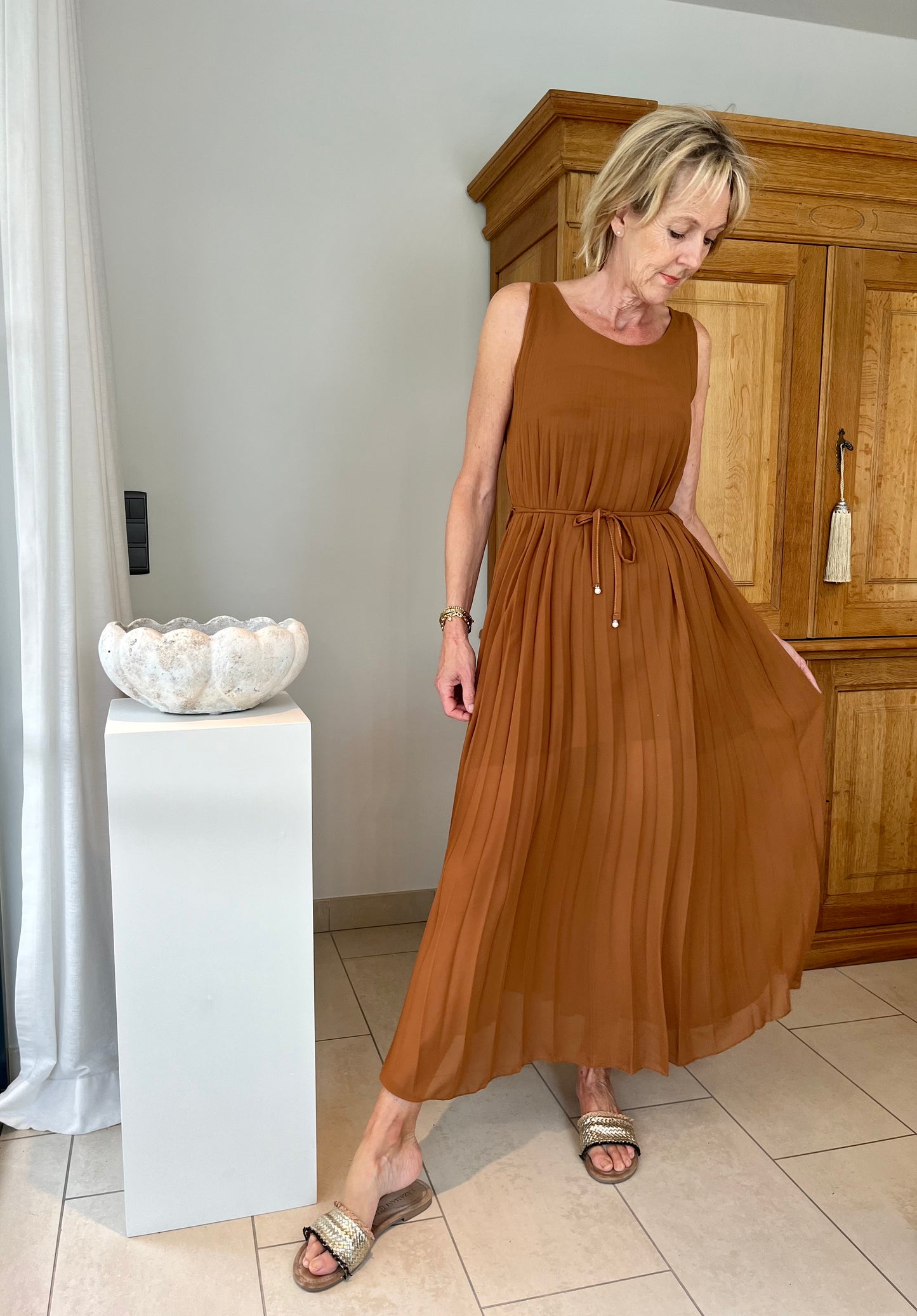 RIMINI dress bruin