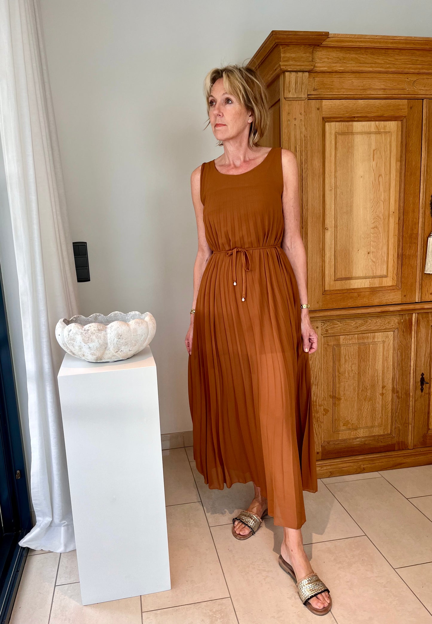 RIMINI dress bruin