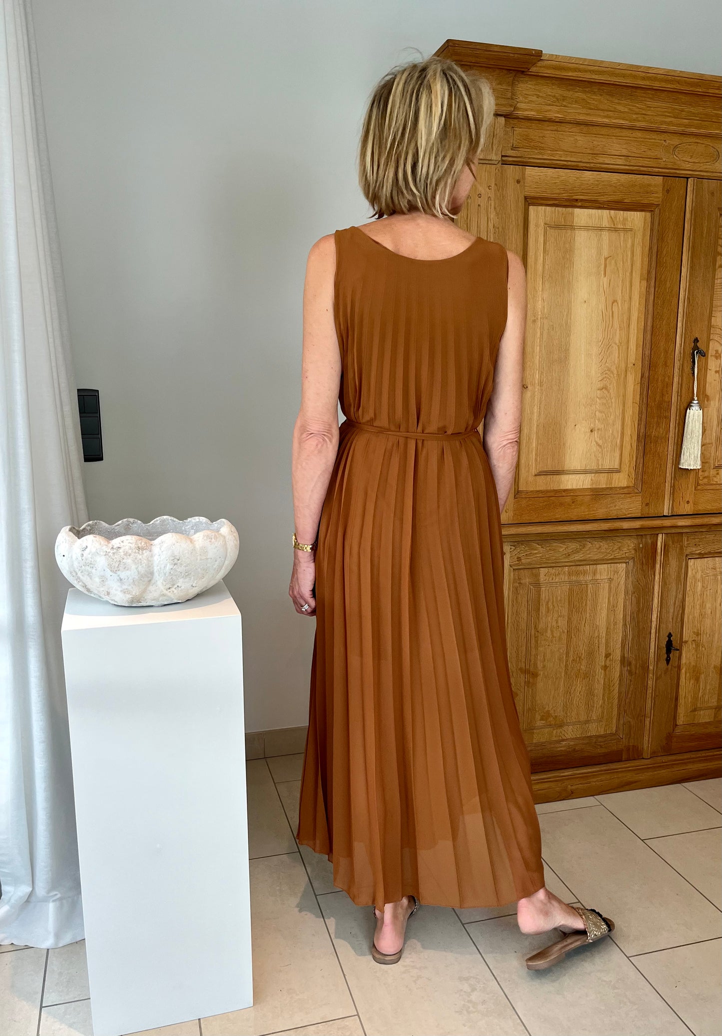 RIMINI dress bruin