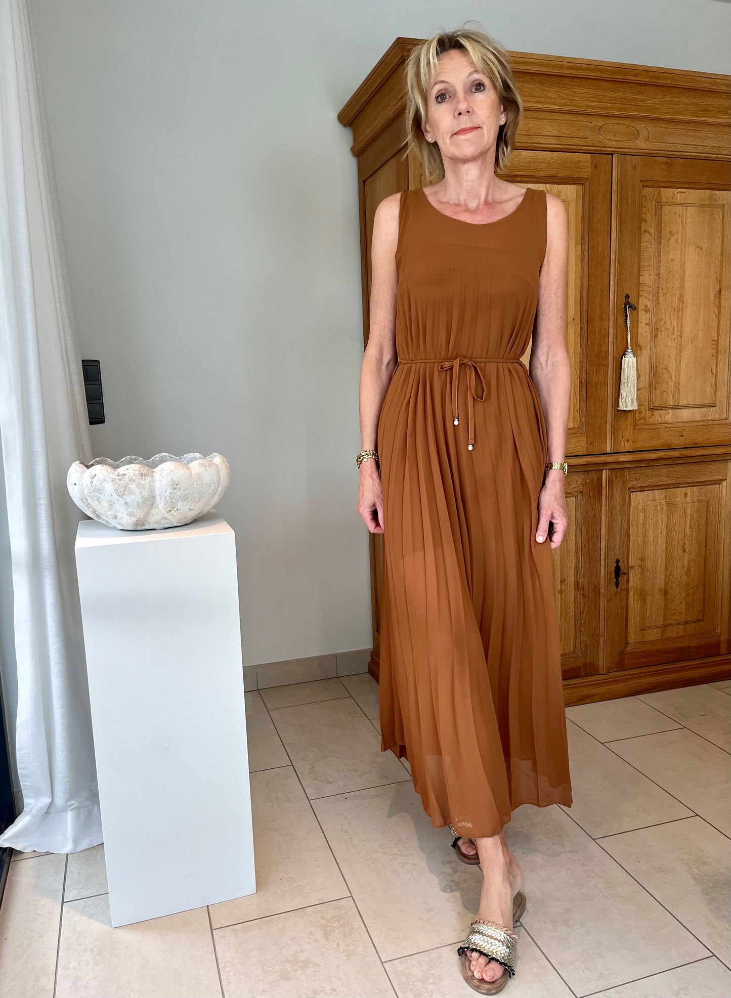 RIMINI dress bruin