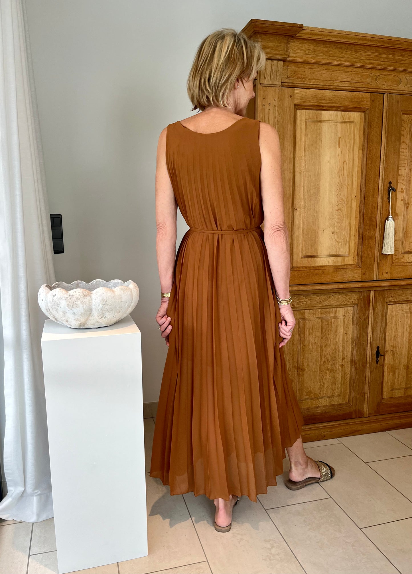 RIMINI dress bruin