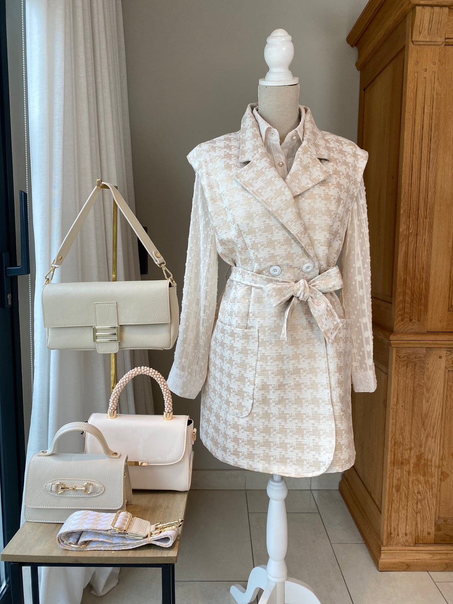 MAYA dress beige