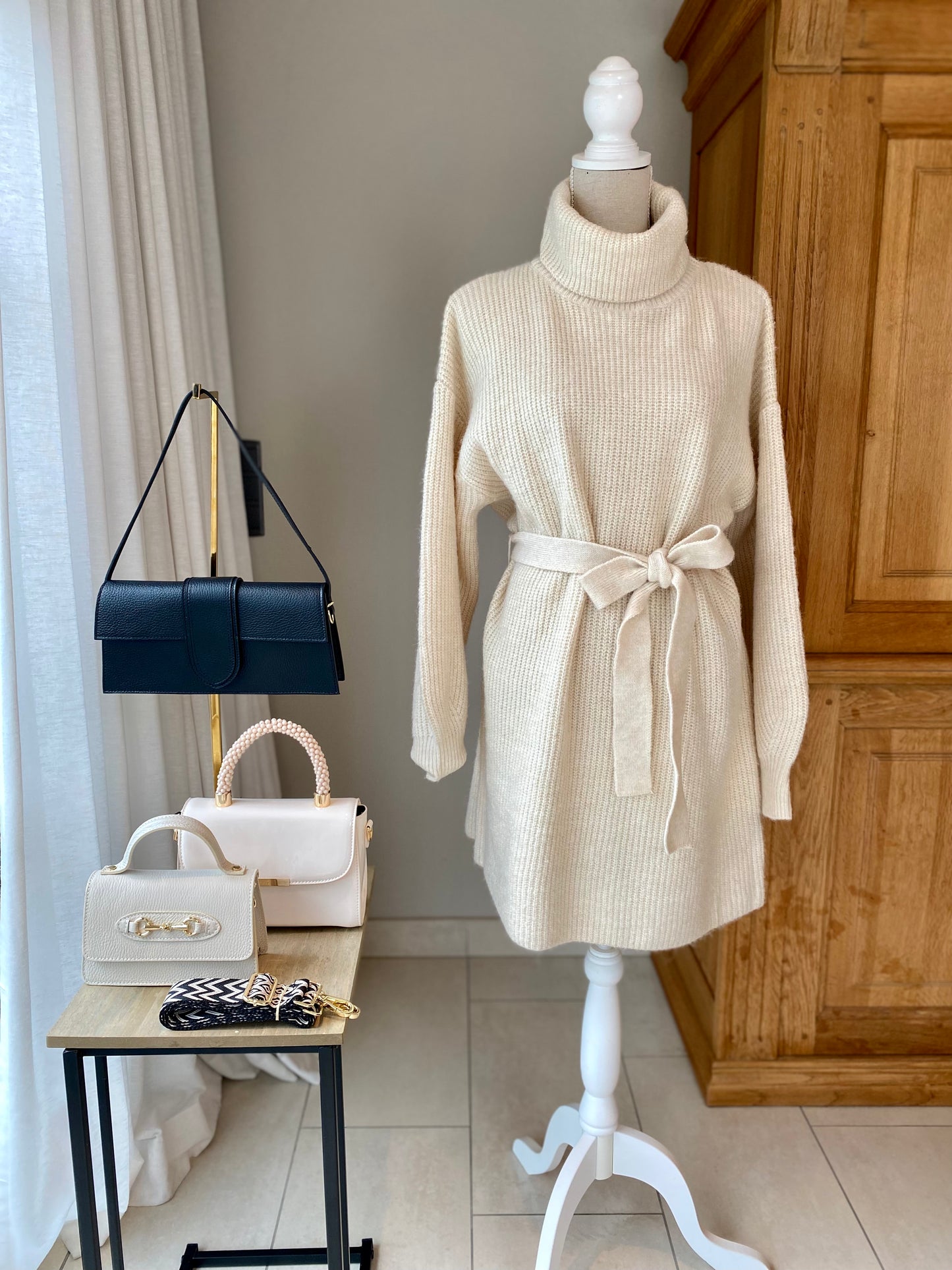 MAYA dress beige