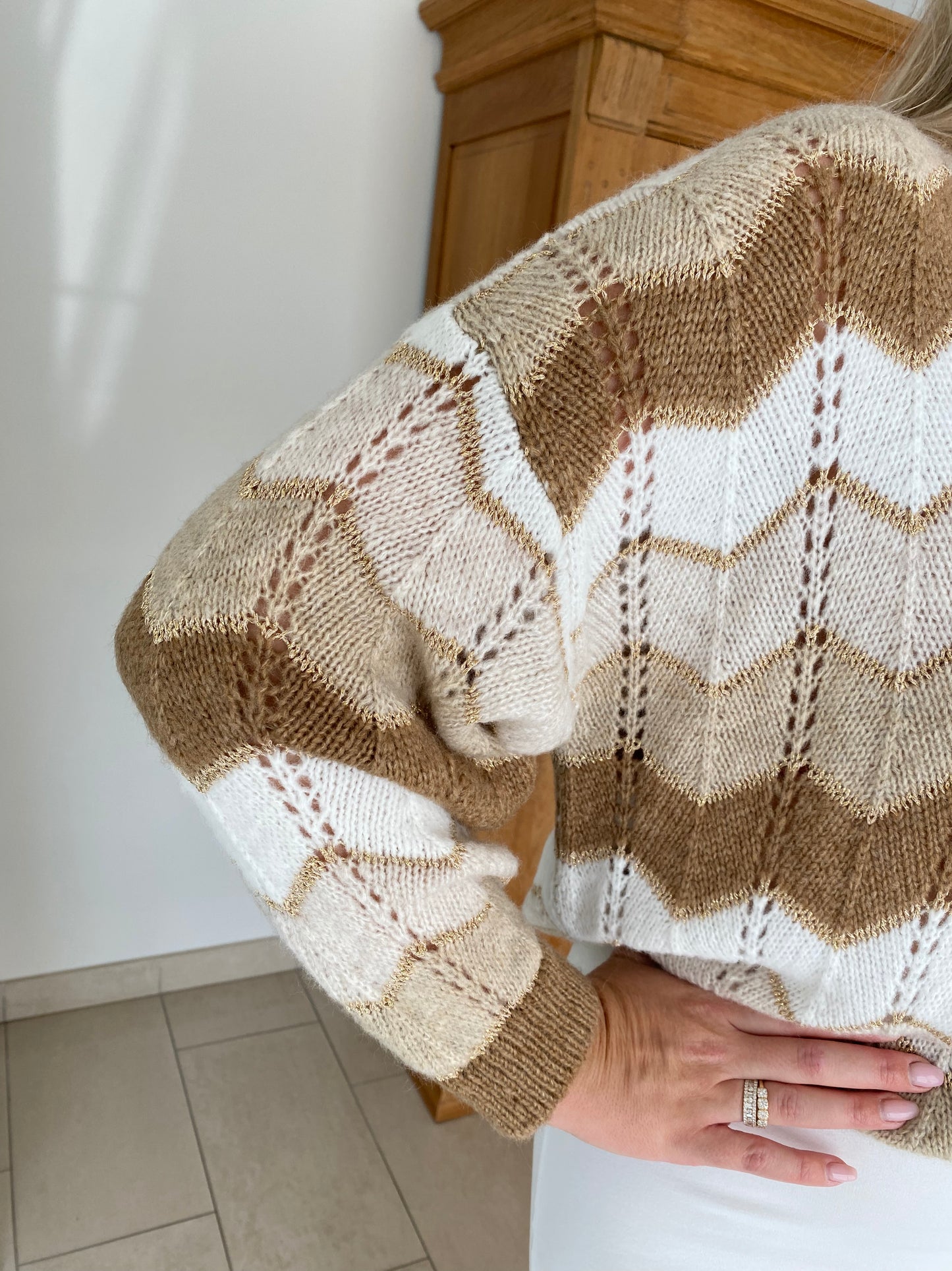 Neutral tone sweater