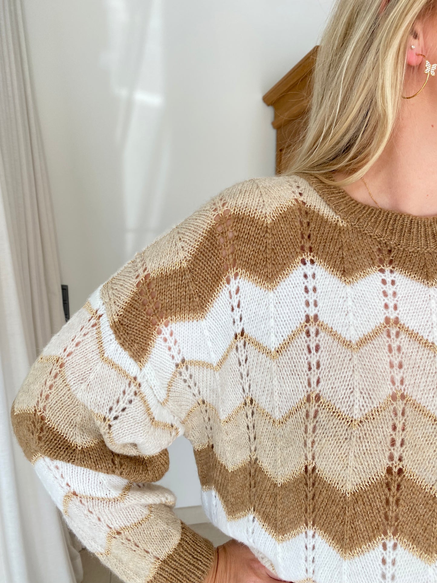 Neutral tone sweater