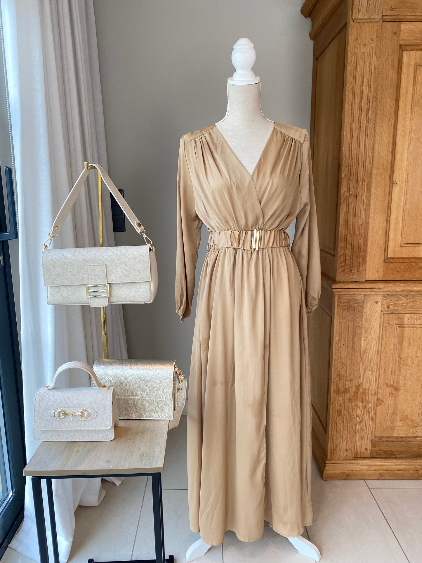 HELENE dress beige