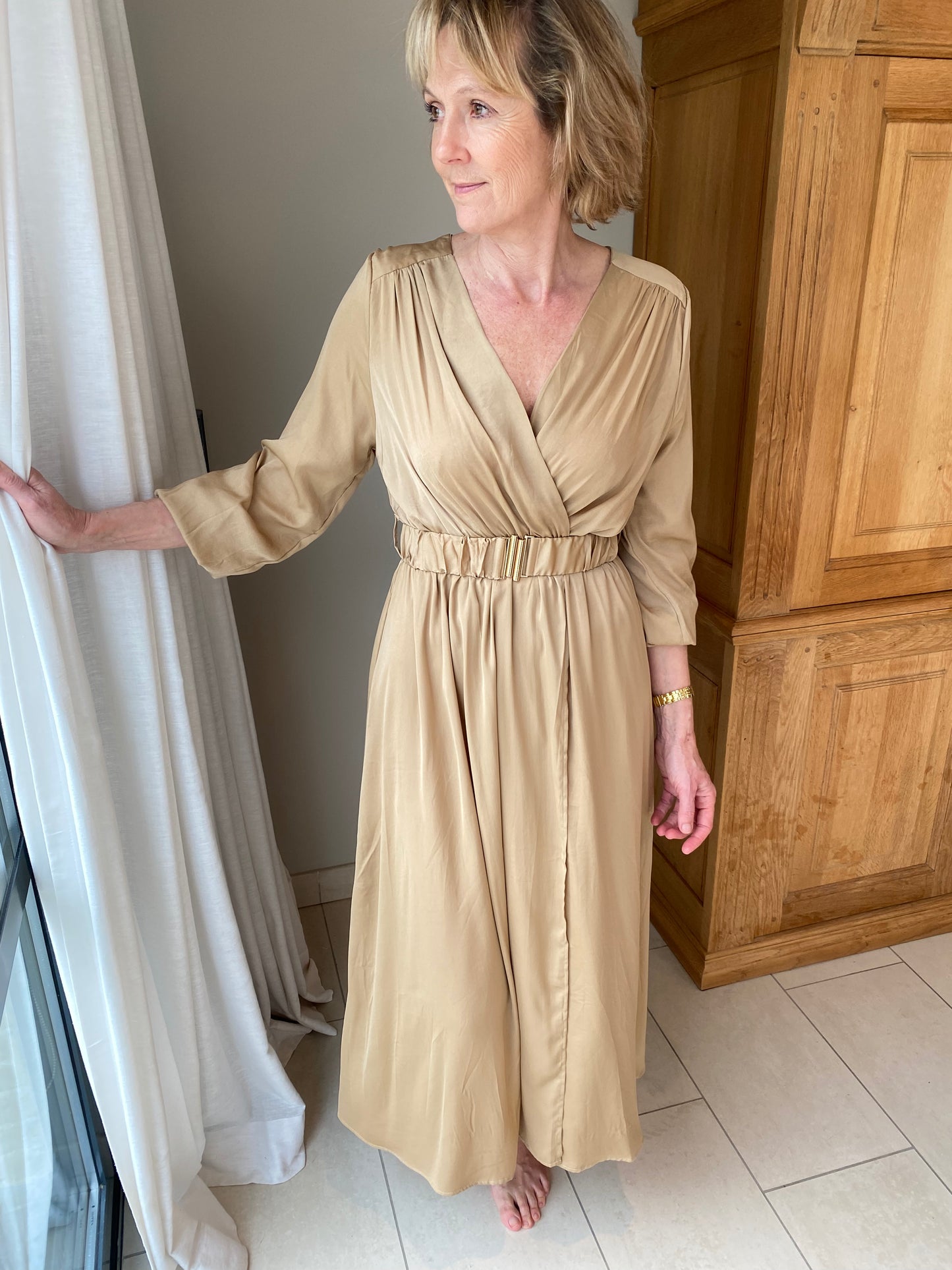 HELENE dress beige